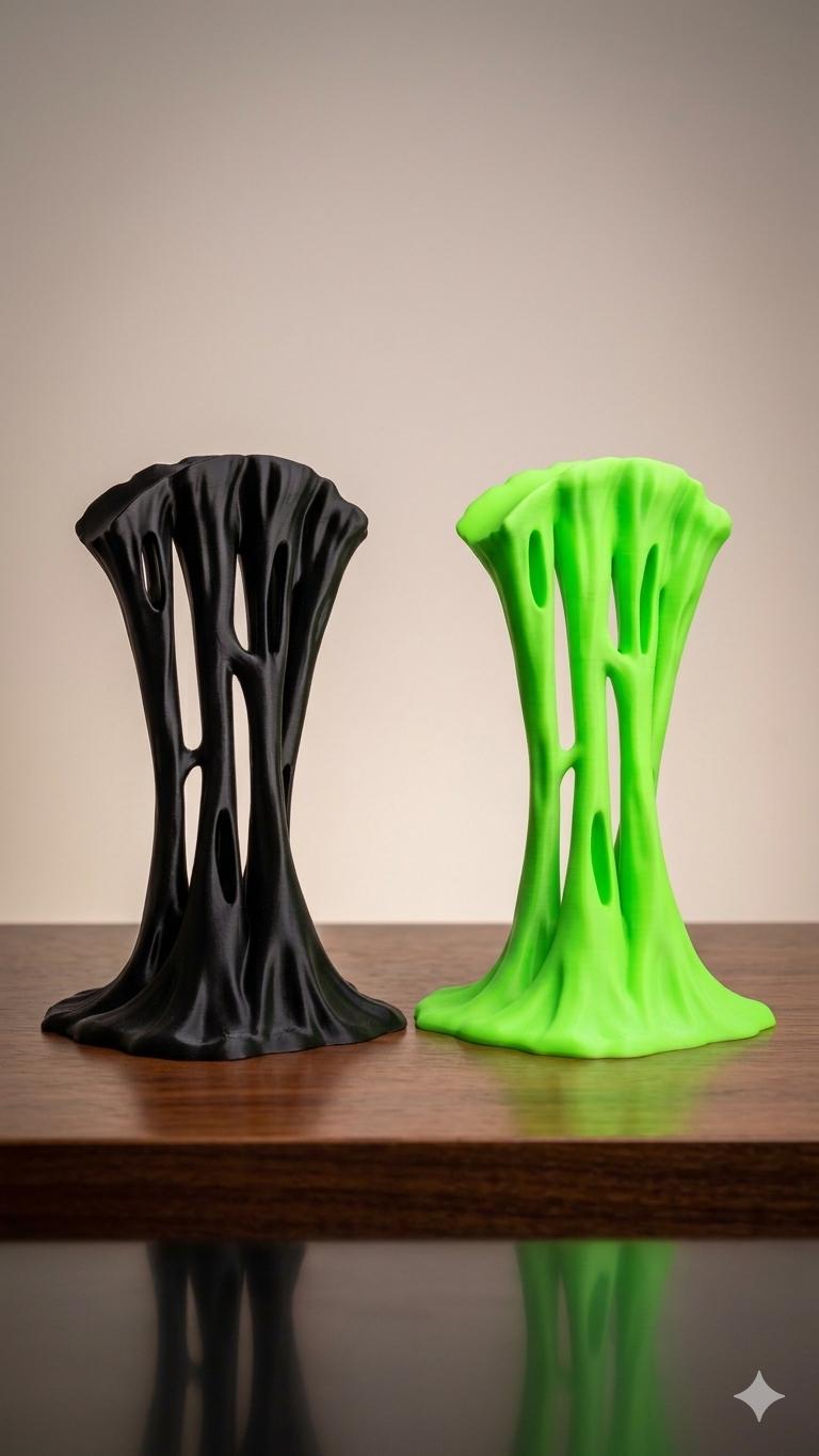 Suporte para Fones de Ouvido "Slime" Orgânico, Acessório de Mesa com Visual de Derretimento, Suporte Estiloso para Headset, Presente Criativo para Audiófilos, Organizador de Mesa com Estilo de Arte Moderna